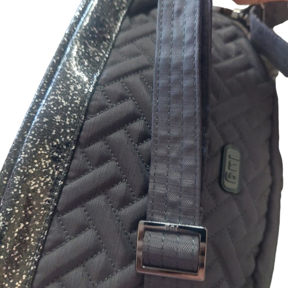 LUG Putner Bag Gray/Silver Glitter NWOT - Picture 7 of 13